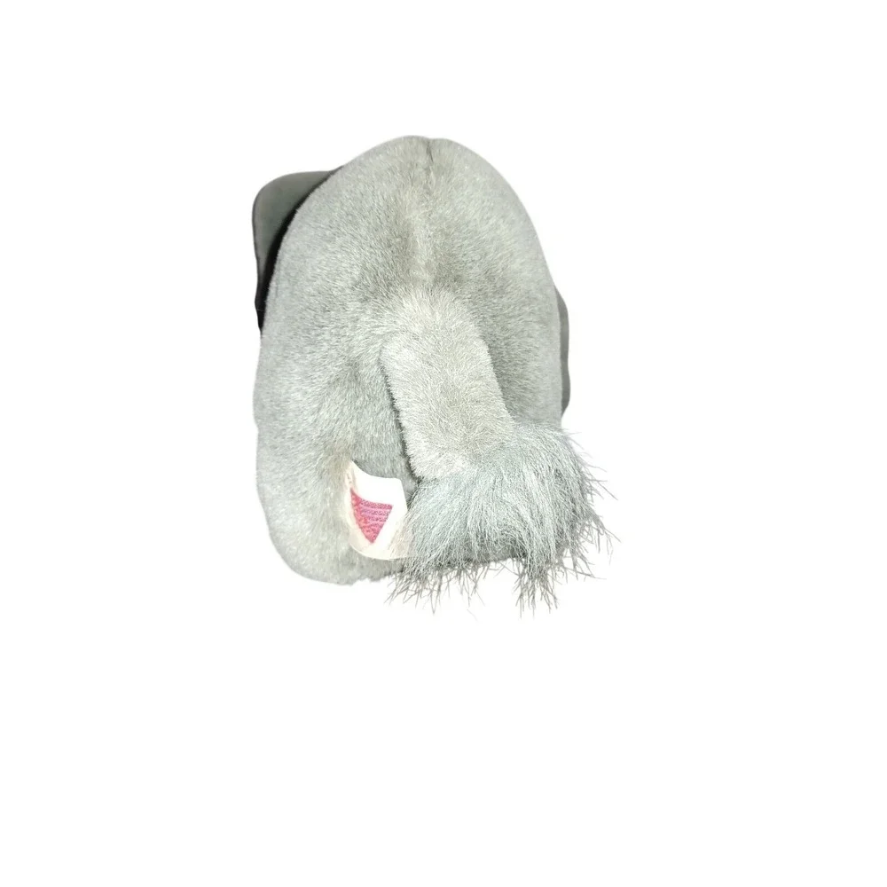 Vintage Dakin Elephant Plush Grey Stuffed‎ Animal Large Ears Red Tag 1980s 1990s